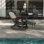 Chaise berçante pliante multifonctionnelle 4 en 1 avec repose-pieds rétractable Adirondack