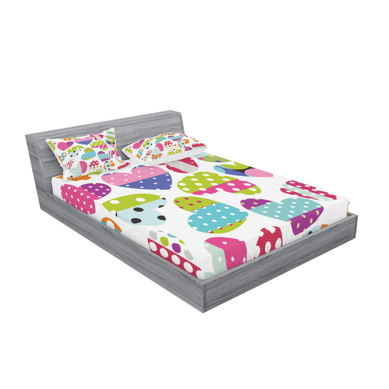 Microfiber Sheet Set, Full/Double Sheet Set with Fitted Sheet