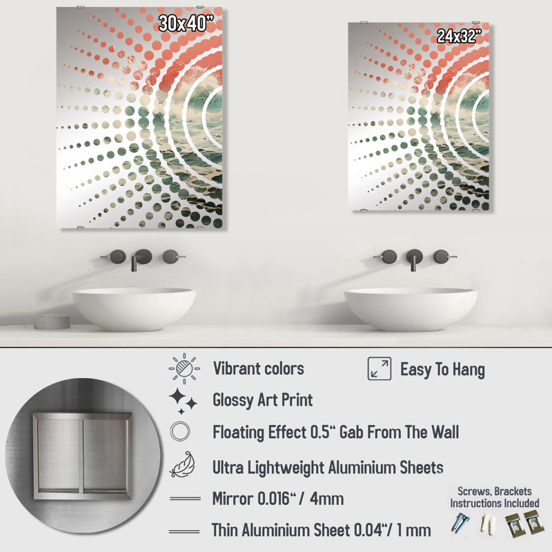 Miroir Gonyea, 32 po x 24 po