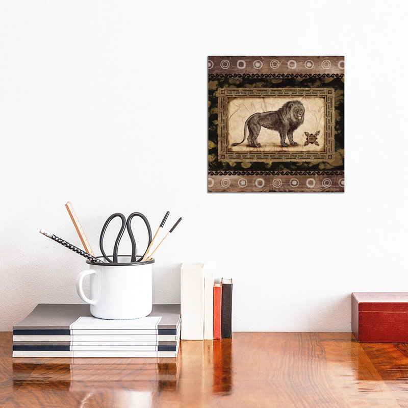 African Expression Square by Michael Marcon - Wrapped Canvas Gallery-Wrapped Canvas Giclée, 30.48cm H x 30.48cm W