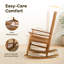 Chaise berçante d'extérieur en bois massif Bello-2001262297