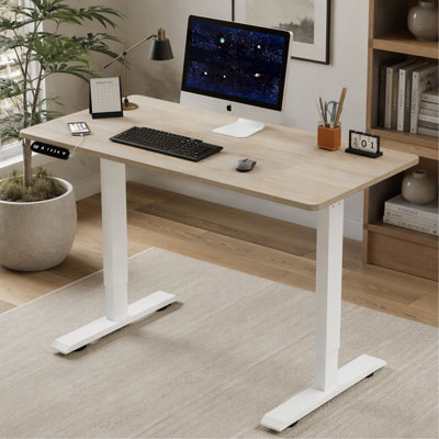 55 "Bureau debout électrique, table d'ordinateur réglable en hauteur pour bureau à domicile