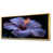 Toile avec cadre flottant or