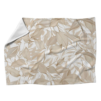 Jeté en molleton Earthy Tones - Jolis motifs de canapés ou de lits