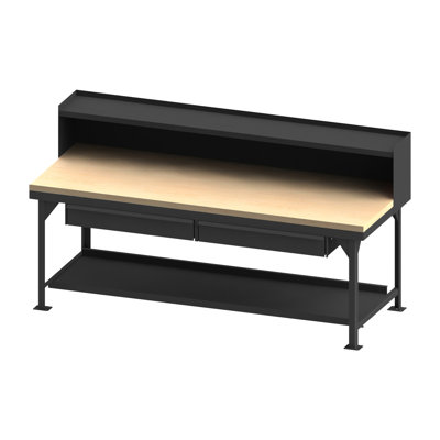 96'' W Wood Top Workbench