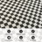 Contemporary Checkered Weather Resistant Reversible Indoor/Outdoor Area Rug-1449258424