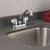 MOEN Chateau 4 in. Centerset 2-Handle Utility Faucet in Chrome