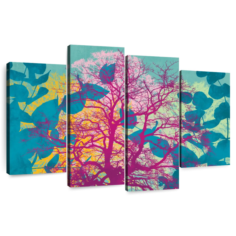 Harnek Barren Pink Tree Foliage