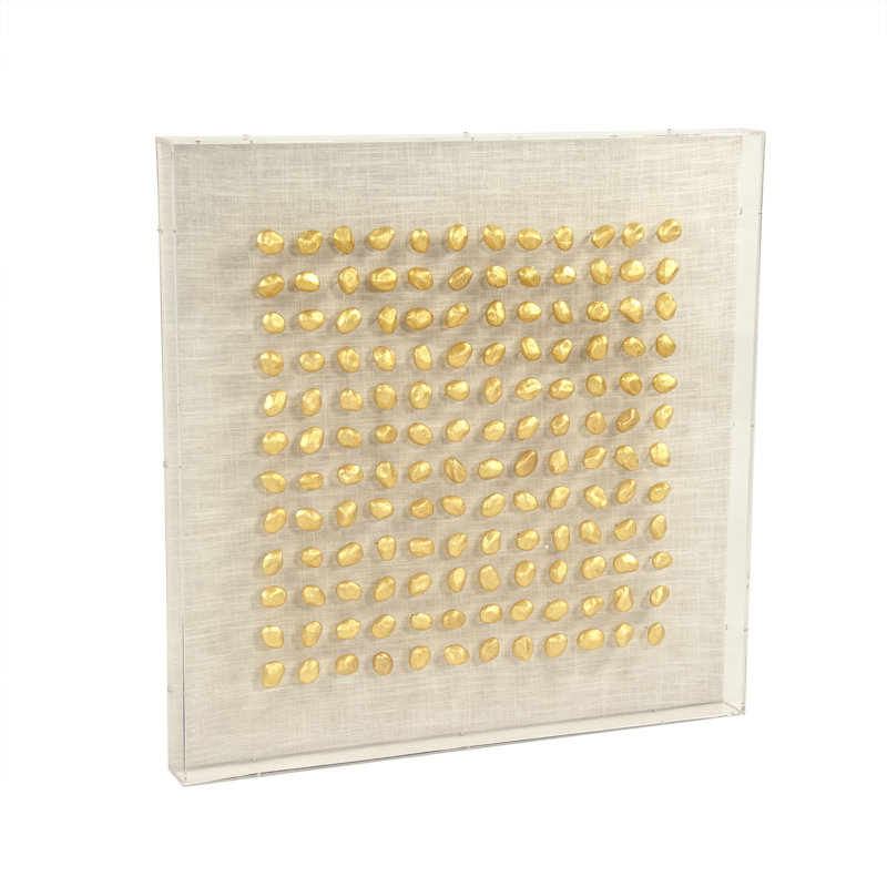 Gold Stone - Single Picture Frame Print