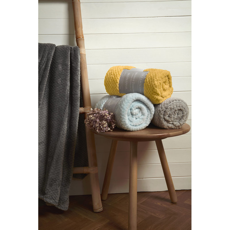 Kimran Throw Blanket, W150 x L200cm, Duck Egg