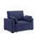 Chaise convertible en chenille capitonnée l 52,4 po Akorede-2015478155