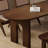 Household semi-circular dining table-1091796471