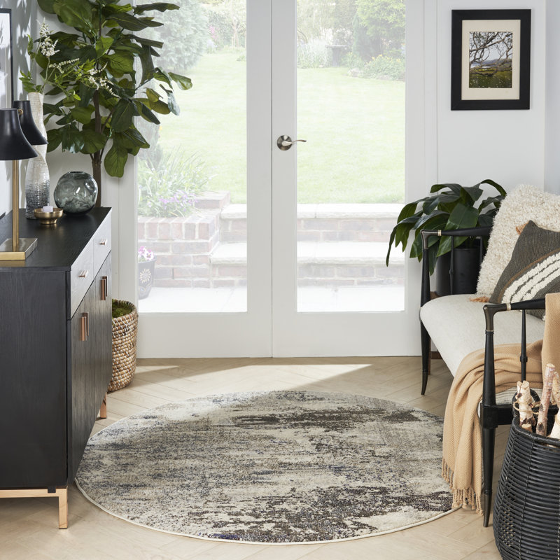 Westford Abstract Area Rug, Round 160 x 160cm