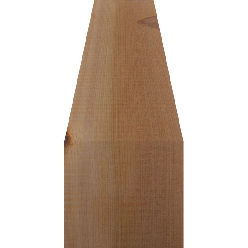Attelle impériale du genou, Cèdre rouge, Lisse, H 16 po x l 5,5 po x P 16 po