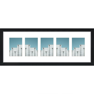 Black Matte Picture Frame with Mat