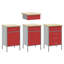 Set Of 4 Steel, Medium-1896227437