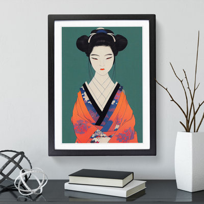 Vintage Geisha No.1 - Single Picture Frame Print