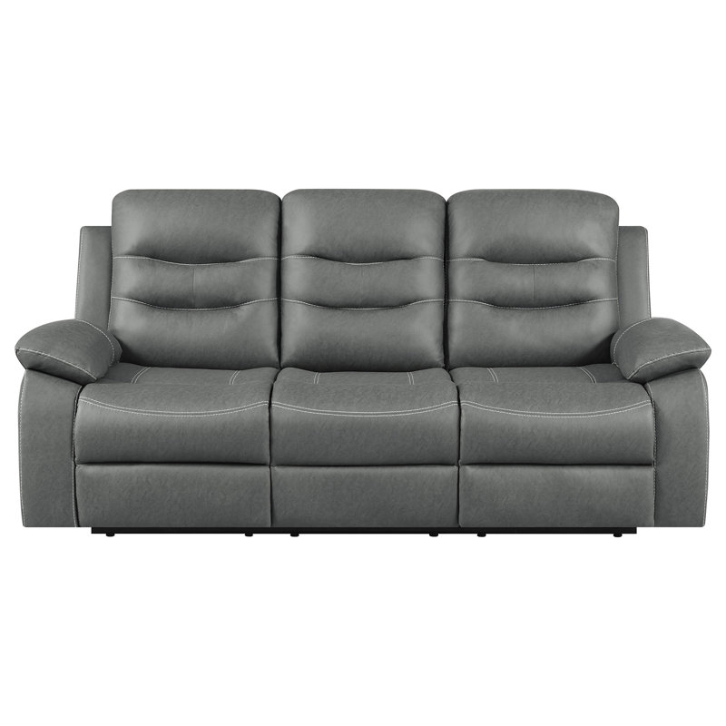 Kenneth Dark Grey Upholstered Sofa