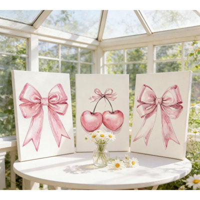 3 Piece Wrapped Canvas Wall Art