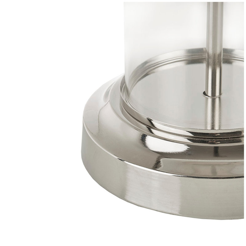 Ensemble de 2 lampes de table Clarity, Argent argent