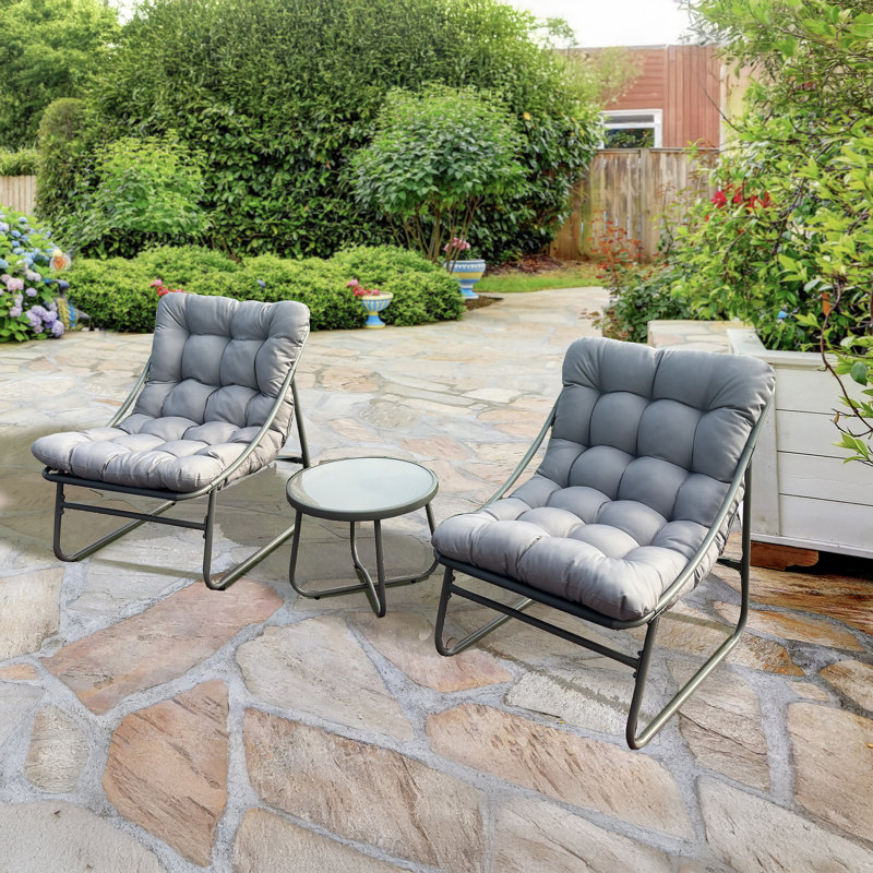 Deko Living Outdoor Modular Bistro Set  Cushion Set, Beige