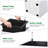 30 in Tall  Set of 2. Outdoor＆Indoor Black  Pots. High Front Porch  Pots With Drainage Holes＆Water Level  Movable Wheels ＆Inner . Automatic Watering-900989666