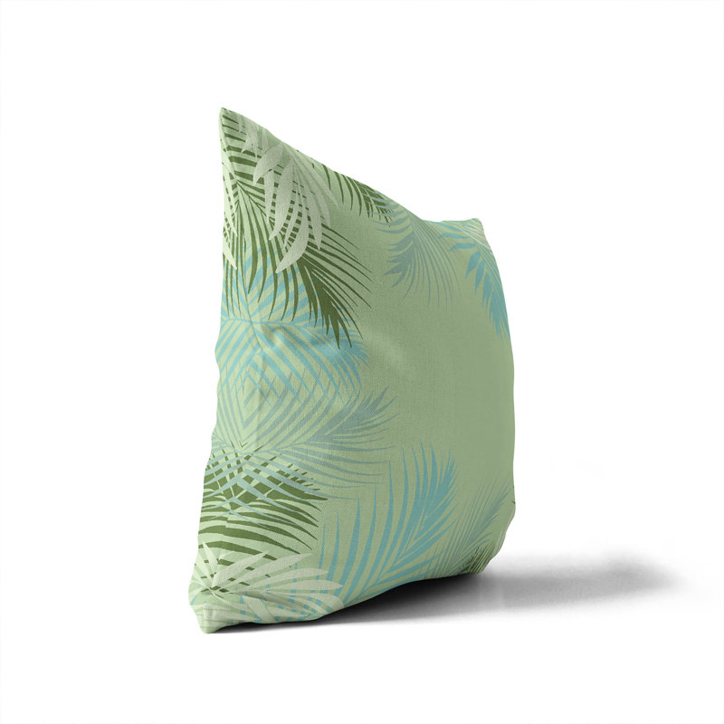 Palm Outdoor Pillow, 16"H x 16"W