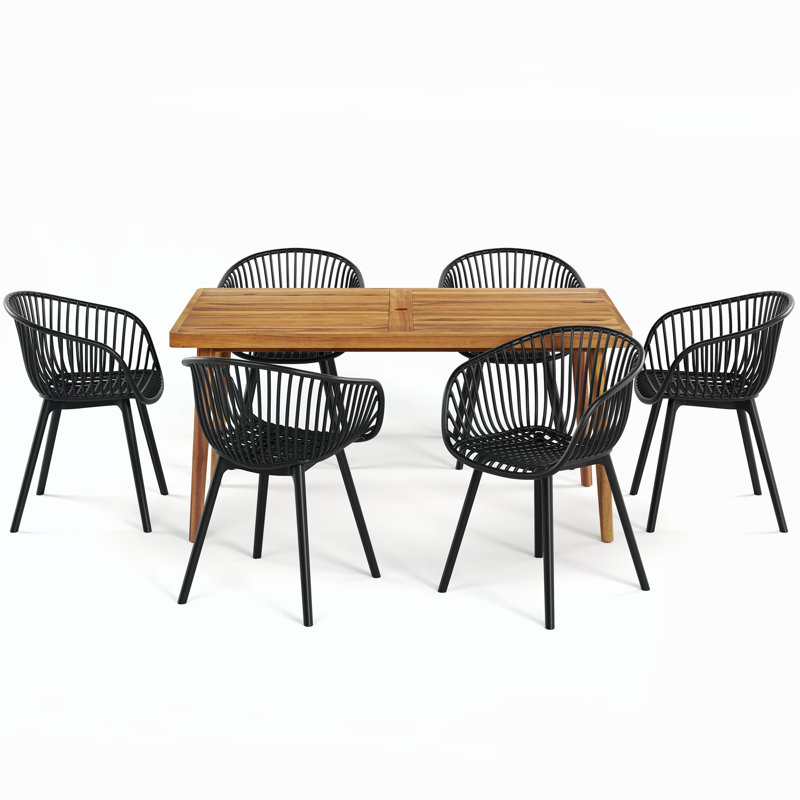 Ensembles repas pour patio, Noir