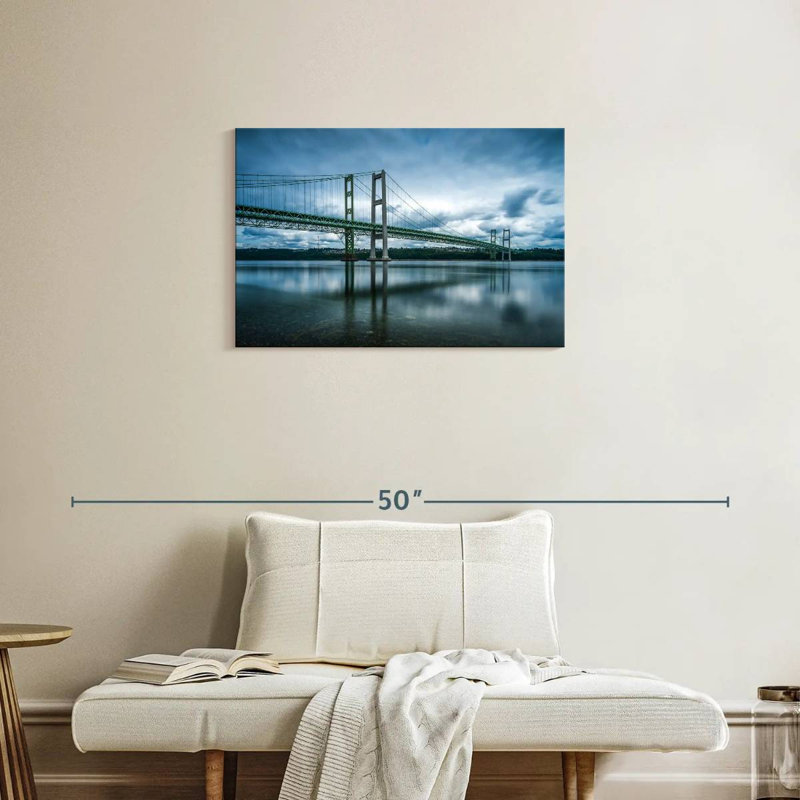 Lilie Cloudy Tacoma Narrows Bridge, 20" H x 30" W