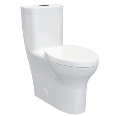 Equility Dual-Flush Elongated One-Piece Toilet (Seat Included)