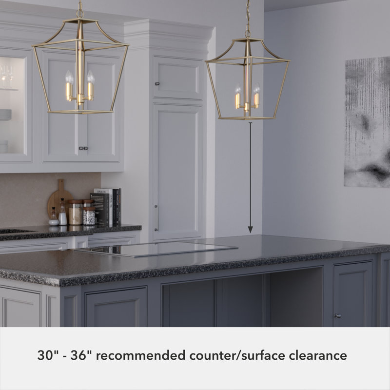 Alturas Gold Empire Shape Aluminum Pendant Lamp