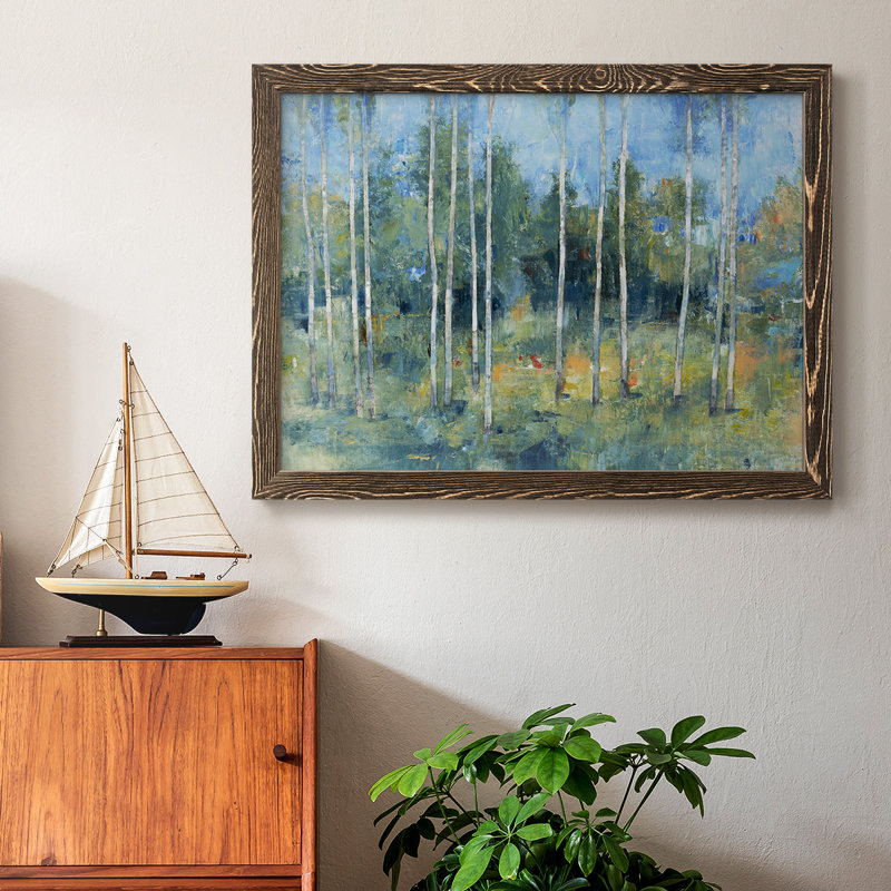 Woodland View I, Noyer, H 14 po x l 20 po x P 1,5 po