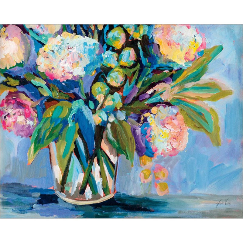 «Cotton Candy» par Jeanette Vertentes - peinture sur toile tendue