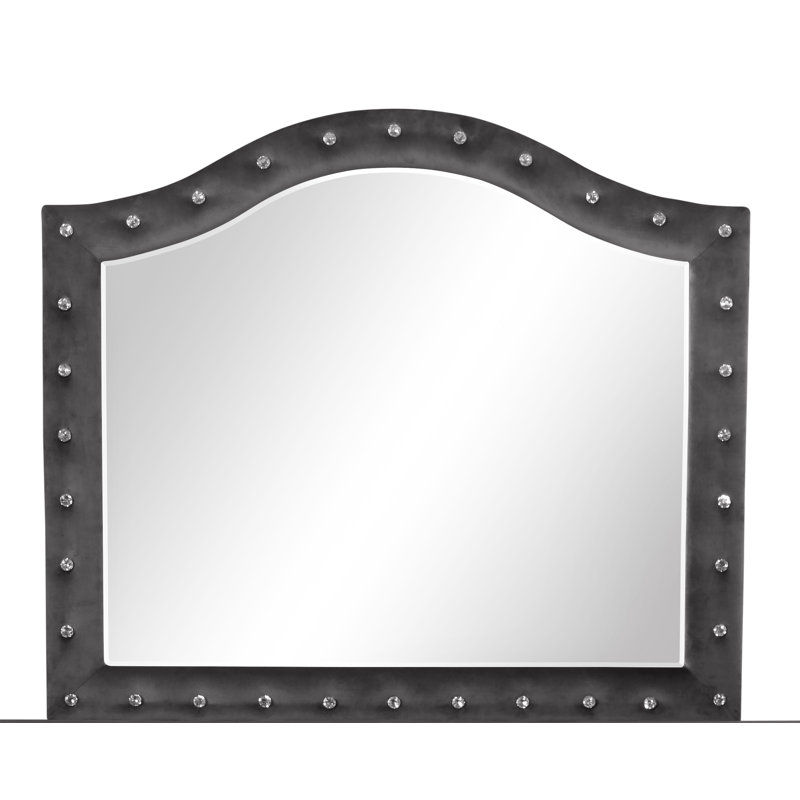 Miroir de commode Rausch, Gris
