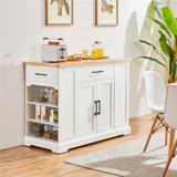 Londono Solid Wood Top Kitchen Island