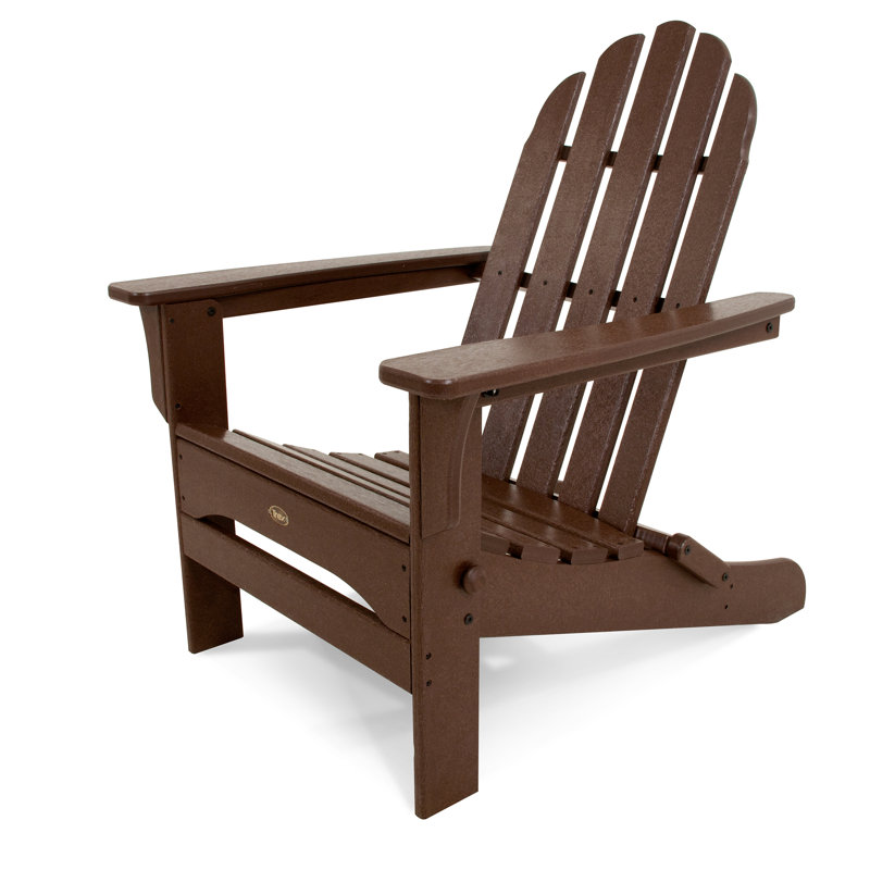 Adirondack pliant POLYWOOD Cape Cod, Marron foncé