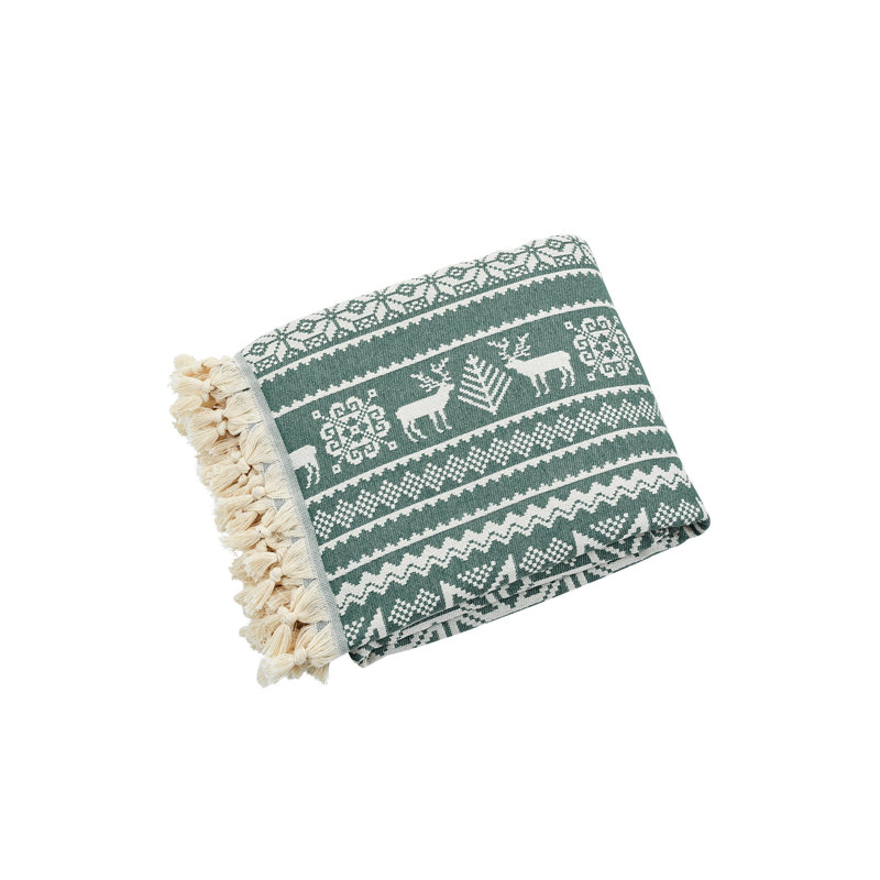 Courtepointe 100% coton Moneta, Vert