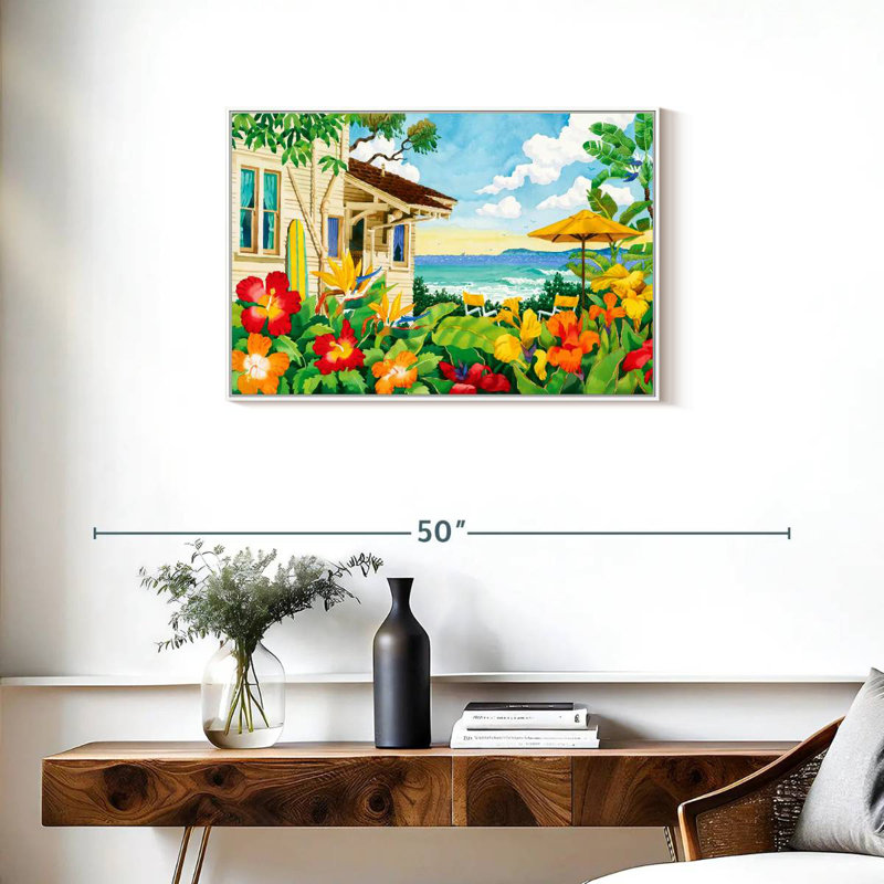 The Good Life, Cadre flottant blanc, 31 po x 21 po