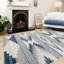 Veroniza Blue Grey Aztec Power Loom Rug-65546423