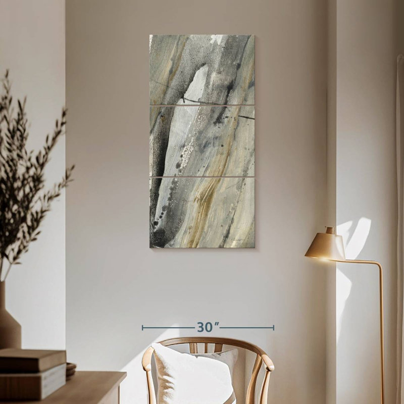 Riverbank I, 62" H x 30" W