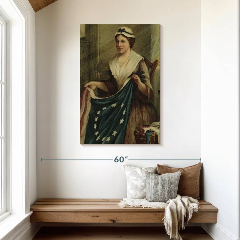 Leisha Betsy Ross, H 45 po x l 30 po