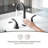 Matte Black Widespread 8 Inch Bathroom Faucets,2 Handle 3 Hole Bathroom Sink Faucet With Pop-Up Drain And Water Supply Lines-118808244