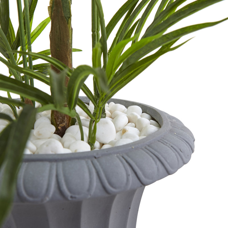 42'' Faux Palm Tree in Ceramic Urn