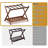 Full Assembled Luggage Rack Set Of 2 - Brown-124644440