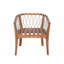 Outdoor Dining Armchair with Cushions