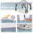 12x12 Outdoor Pop Up Canopy with Mosquito Netting Patio Tent Backyard Canopy with 2-Tiered Vented Top 3 Adjustable Height-98929121