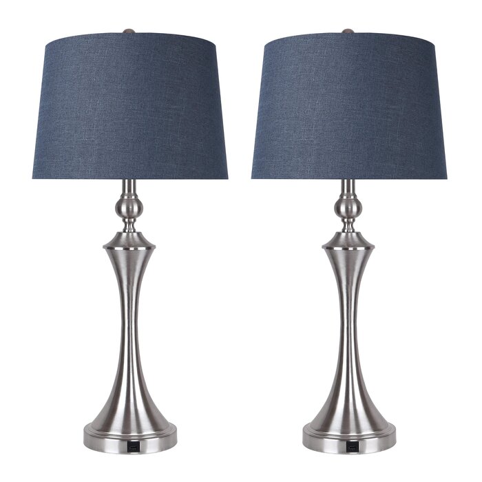 Willa Arlo Interiors Mattoon Metal USB Table Lamp & Reviews | Wayfair