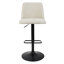 Tabouret de comptoir pivotant rembourré à base ronde (ensemble de 6)-1582044843