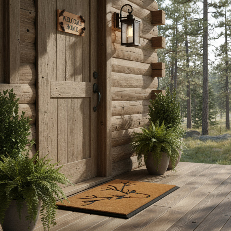 Ain Non-Slip Christmas Outdoor Doormat