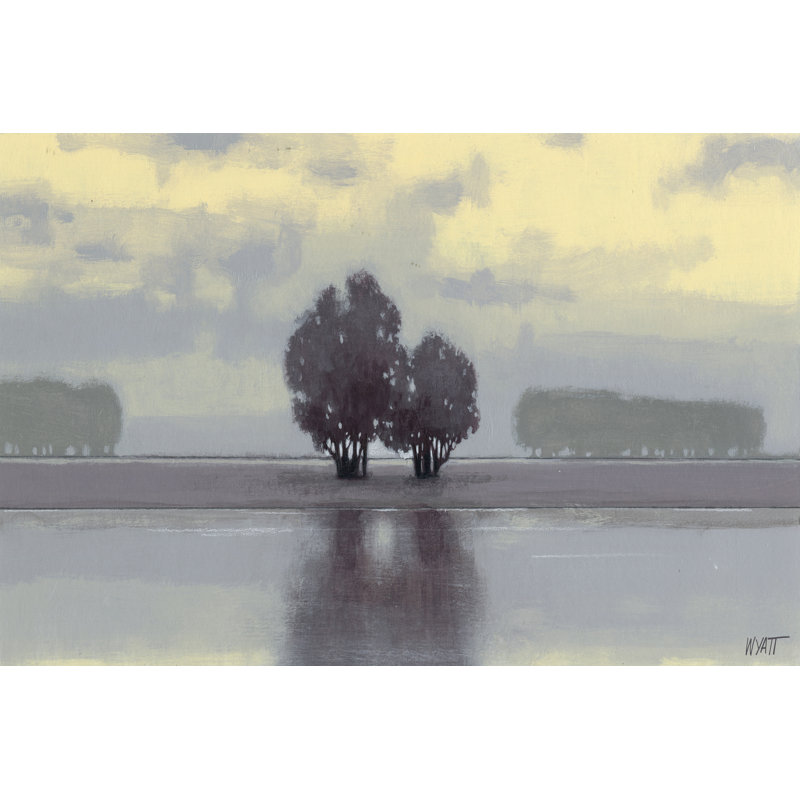 Lake Amethyst I by Norman Wyatt Jr. - Wrapped Canvas Art Prints, 30cm H x 46cm W